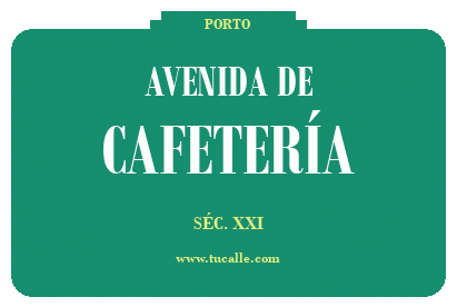 cartel_de_avenida-de-CAFETERÍA_en_oporto