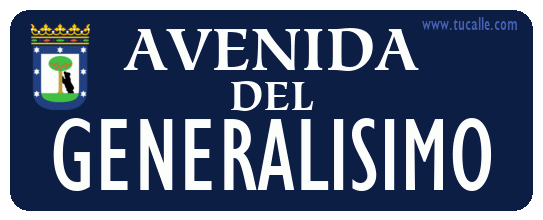 cartel_de_avenida-del-Generalisimo_en_madrid_antiguo