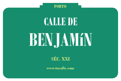 cartel_de_calle-de-Benjamín_en_oporto