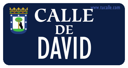 cartel_de_calle-de-David_en_madrid_antiguo