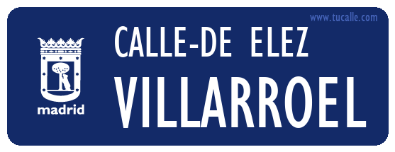 cartel_de_calle-de-ELEZ-VILLARROEL_en_madrid