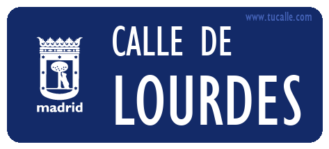 cartel_de_calle-de-LOURDES_en_madrid