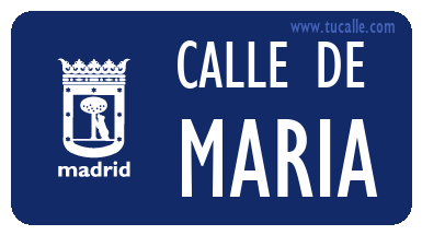 cartel_de_calle-de-Maria_en_madrid