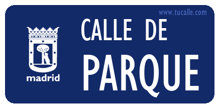 cartel_de_calle-de-PARQUE_en_madrid