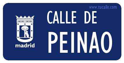 cartel_de_calle-de-Peinao_en_madrid