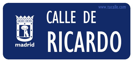 cartel_de_calle-de-Ricardo_en_madrid