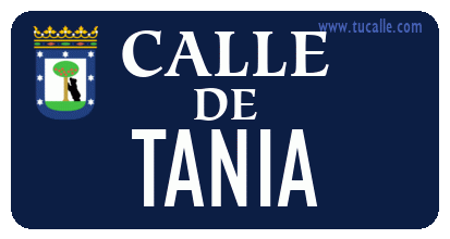cartel_de_calle-de-Tania_en_madrid_antiguo