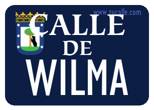 cartel_de_calle-de-Wilma_en_madrid_antiguo