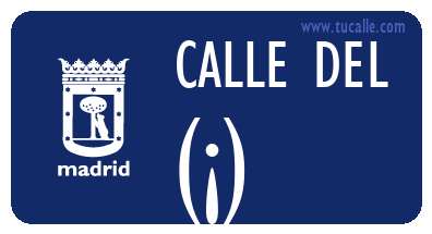 cartel_de_calle-del-(¡)_en_madrid