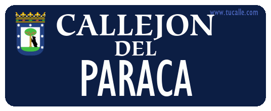 cartel_de_callejon-del-PARACA_en_madrid_antiguo